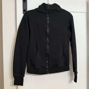 lululemon athletica Black Full-Zip Hooded Jacket